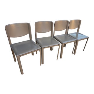 1990s Matteo Grassi Leather Chairs For Sale