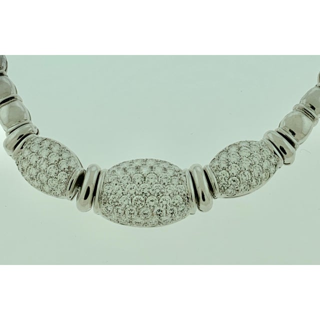 5.8 Carat VS/G Quality Diamond 18 Karat White Gold Necklace Bridal Estate For Sale - Image 16 of 18