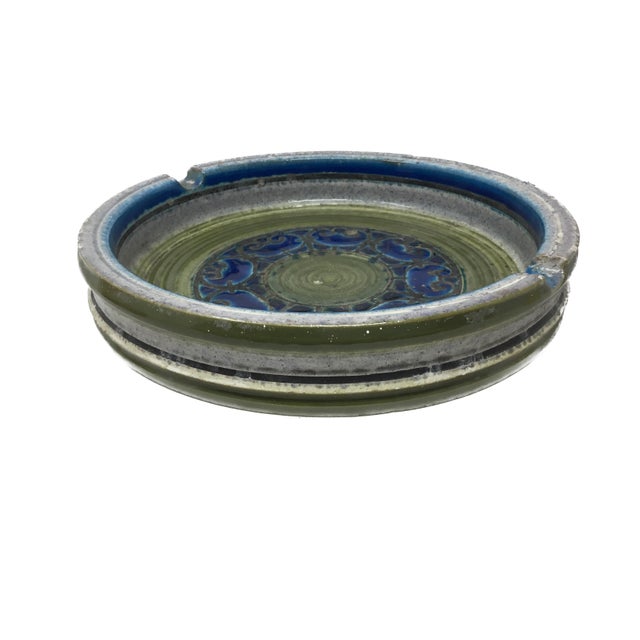 Museum-Grade Mid-Century Modern Italian Ceramic Bitossi for Raymor Sgraffito Bowl For Sale - Image 9 of 11