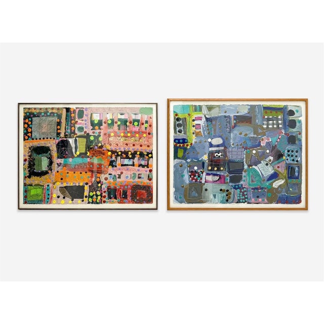 Lynne Golob Gelfman, Abstract Expressionist 1980s Painting Miami Woman Modernist Lynne Golob Gelfman, c.1983 For Sale - Image 10 of 18