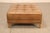 Ethan Allen 'Nassau' Tufted Leather Square Ottoman For Sale - Image 14 of 18
