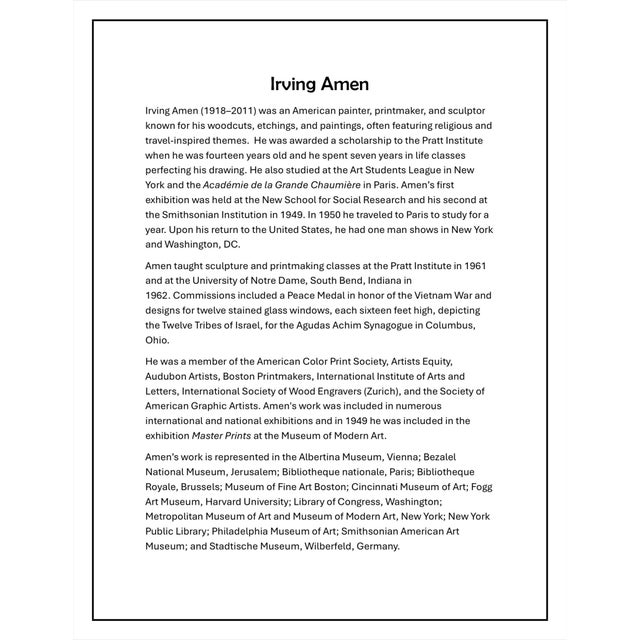 American Original Etching: “Icarus” For Sale - Image 3 of 4