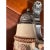 Antique German 2.5L Relief Beer Stein Der Sonntagsjäger Pewter Lid 17" For Sale - Image 4 of 6