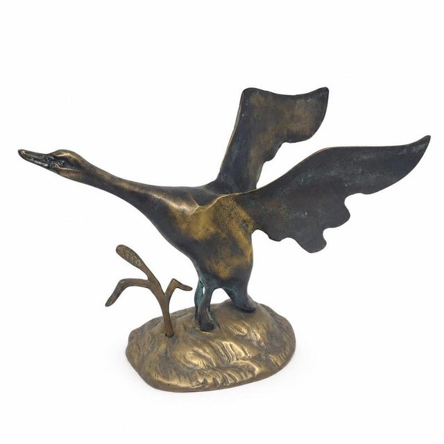 Bronze Goose in Flight For Sale - Image 6 of 6