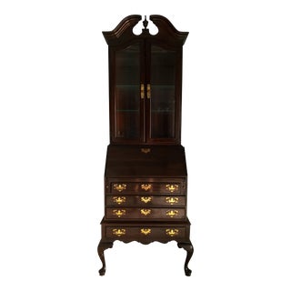 1990s Ethan Allen Georgian Court Secretary Desk For Sale