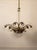 Vintage Art Nouveau Chandelier in Brass and Cut Glass, Italy, 1920s For Sale - Image 12 of 14
