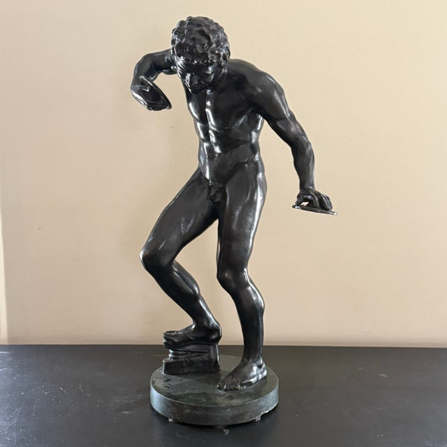 Bronze Sculpture of the Dancing Faun For Sale - Image 9 of 11
