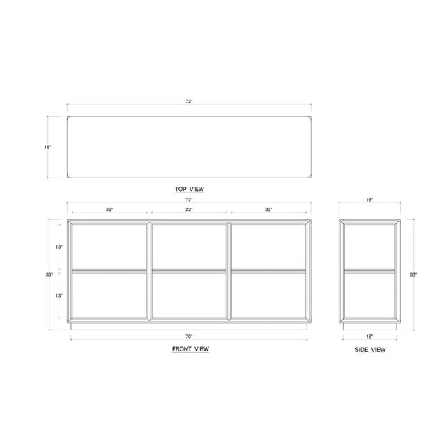 Not Yet Made - Made To Order Contemporary Three Tier Console Table For Sale - Image 5 of 5