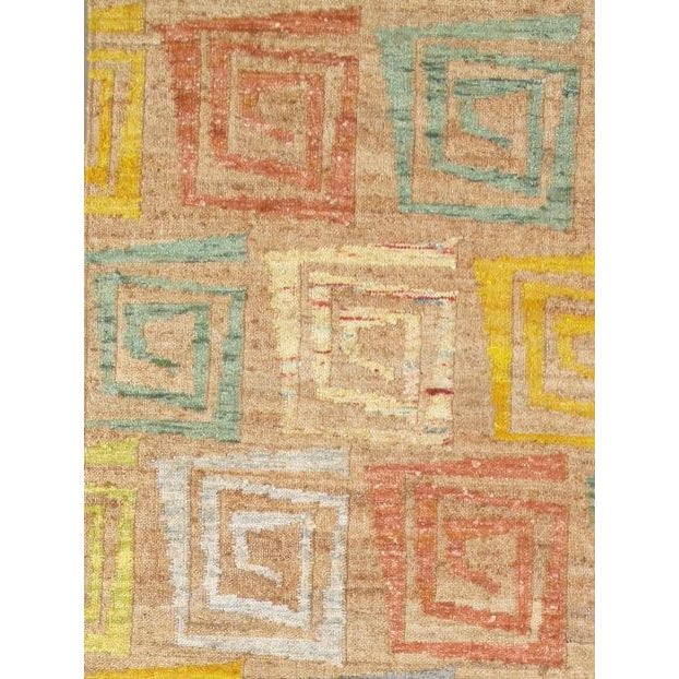 Traditional Pasargad Home Modern Camel Area Rug, 5' 0'' X 8' 0'' For Sale - Image 3 of 4