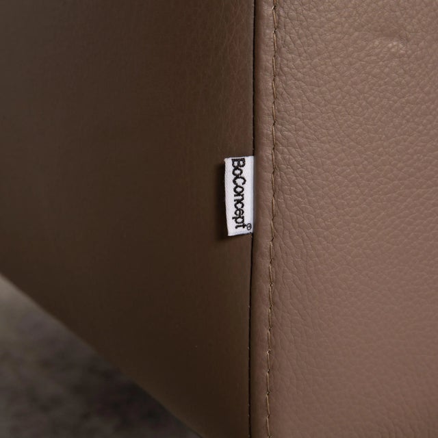 Zürich 2-Seater Sofa in Brown Leather from BoConcept For Sale - Image 6 of 10