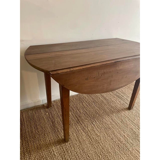 Wood Antique French Folding Dining Table For Sale - Image 7 of 10