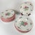 Dinnerware set for 6, "Réverbère" pattern by KG Lunéville Includes 6 dinner plates, 6 dessert plates, and 6 soup plates...