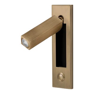 Golden Bronze Led Dock Reading Light With Push Button Switch For Sale