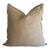 French Stone Washed Linen Accent Pillow With Down Feather Insert For Sale