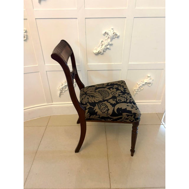 Early 19th Century Antique Regency Mahogany Dining Chairs, 1815, Set of 4 For Sale - Image 5 of 16