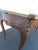 French Late 1800s Large Inlay Leather Top Partner Extension Desk 6431 For Sale - Image 11 of 18