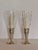 Traditional Pair of Crown Sterling Silver Candlesticks With Etched Glass Hurricane Shades, C. 1940 For Sale - Image 3 of 14