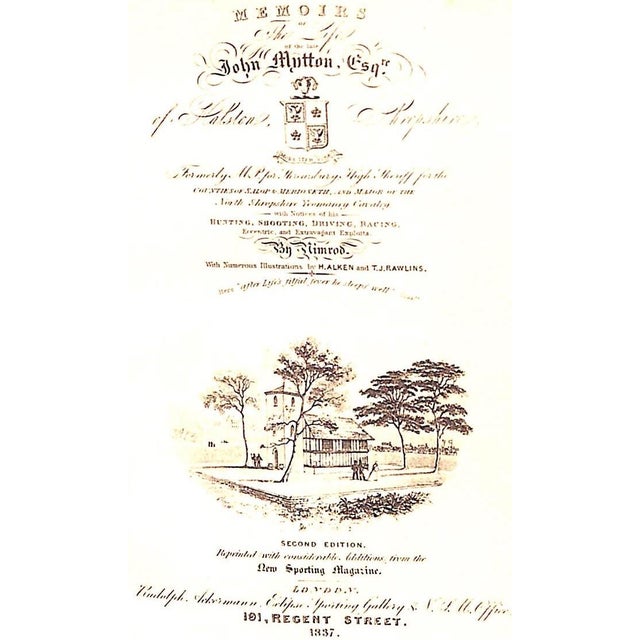 "Memoirs of John Mytton Esq." 1837 Apperley For Sale - Image 4 of 12