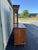 A very unique quarter sawn oak sideboard buffet with mirror from the early 20th century. The sideboard contains large...