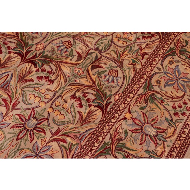 Shabby Chic International Pak-Persian Taupe/Gray Wool Rug - 9'1'' X 12'6'' For Sale - Image 3 of 9
