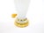 Glass 20th Century Hollywood Regency Opaline Glass and Gold-Banded Table Lamps, Pair For Sale - Image 7 of 11