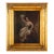 19th Century Oil Painting, Girl Defending a Cat - Joseph Beaume Style in Ornate Gilt Frame For Sale