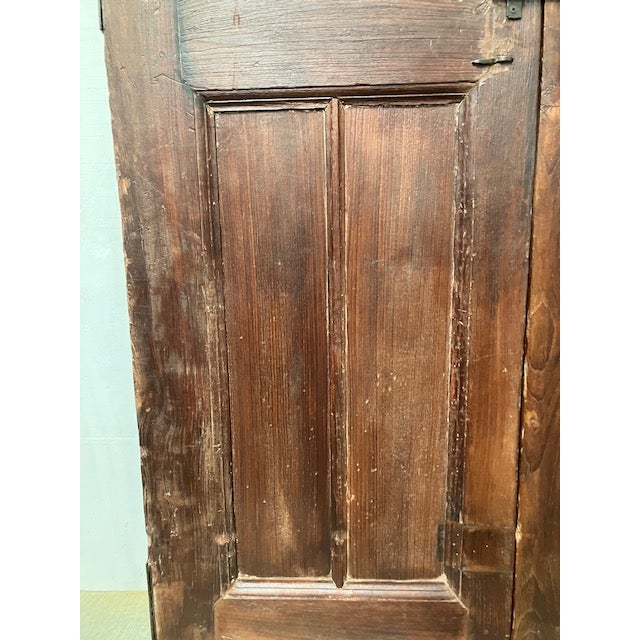 French Door Panels With Arch Top 14 Panes of Glass Set Size 87 X 46 For Sale - Image 12 of 12