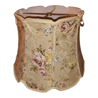 Vintage Fabric Lamp Shade Cheynne For Sale