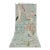 2.6x12ft. Light Blue Peacock Bird Garden Hand Knotted Wool Rug For Sale