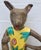 Large Vintage Paper Mache Wolf For Sale - Image 4 of 9
