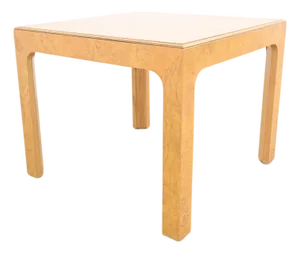 Henredon Scene Two Burl Wood Side Table | Newly Refinished