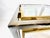 Mid-Century Modern Italian Coffee Table in Chrome & Glass & Brass, 1970s For Sale - Image 3 of 13