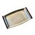 Offered is a sleek and chic 1960s stainless steel tray/platter with rosewood handles designed by Arne Jacobsen for...