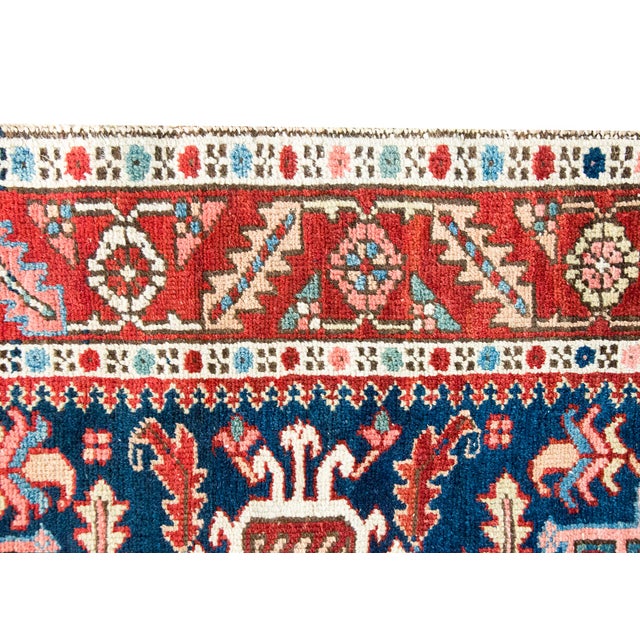 Early 20th Century Persian Heriz Rug For Sale - Image 11 of 14