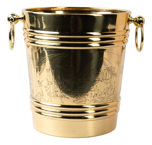 Vintage Brass Champagne Bucket, 1920s