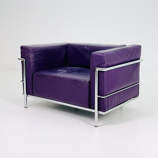Mid-Century LC3 Armchair Model 0275 by Le Corbusier for Cassina, Italy, 1960s For Sale - Image 11 of 11