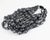 Plastic Angela Caputi Stormy Gray Beaded Multi-Strand Resin Necklace For Sale - Image 7 of 11