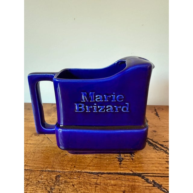 French Vintage Marie Brizard Promotional Pitcher, French Liqeuer For Sale - Image 3 of 8