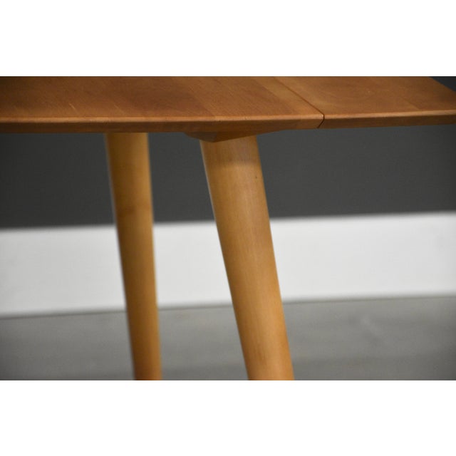 Mid-Century Modern 1950s Refinished Paul McCobb Planner Group Maple Dining Table For Sale - Image 3 of 9