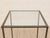 Vintage Glass Top Metal Bar Table For Sale - Image 9 of 11