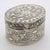 Silver Vintage Italian Oval Tall Silver 800 Pill Trinket Snuff Box, 1980s For Sale - Image 8 of 14