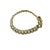 Late 20th Century 14k Yellow Gold and Diamond Heavy Curb Link Bracelet For Sale - Image 4 of 9