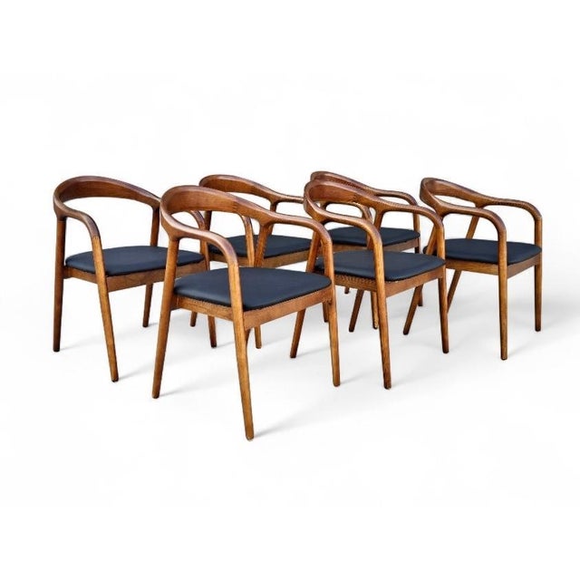 Wood 1990s Scandinavian Dining Chairs-Set of Six For Sale - Image 7 of 17