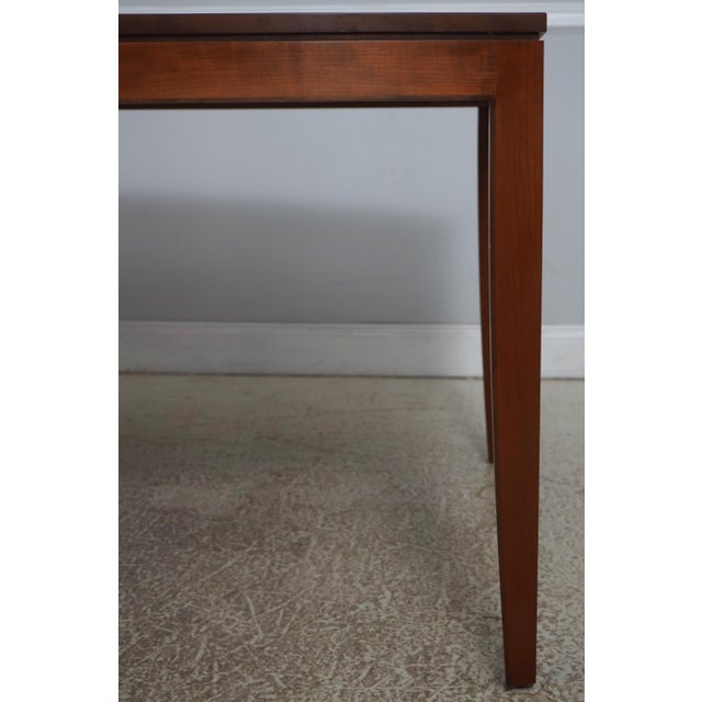 Wood Stickley Cherry Metropolitan Collection Dining Table For Sale - Image 7 of 18