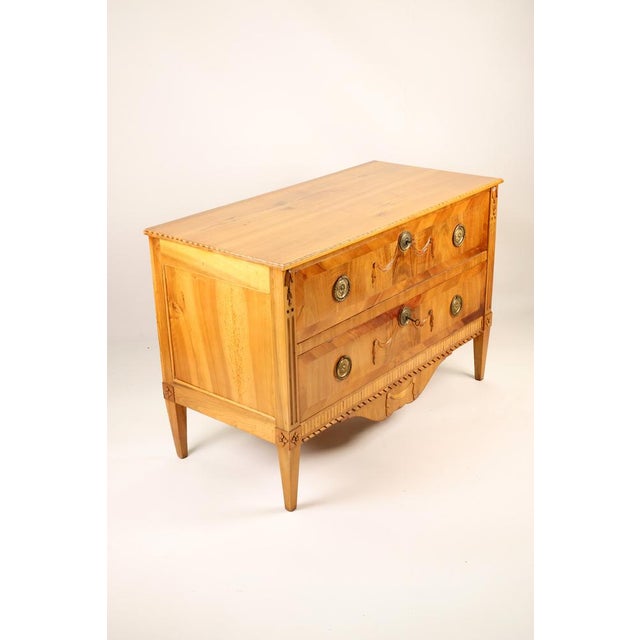 Louis Seize Chest of Drawers in Walnut, 1800s For Sale - Image 3 of 11