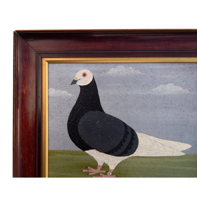 Brown Matt Rix, Racing Pigeon, 2000s, Oil, Set of 2 For Sale - Image 8 of 16