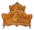 French Walnut and Parcel Gilt Bed For Sale