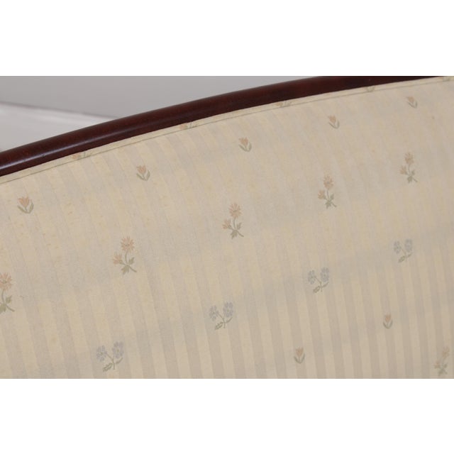 Laine Sheraton Style Mahogany Settee Loveseat For Sale In Philadelphia - Image 6 of 18