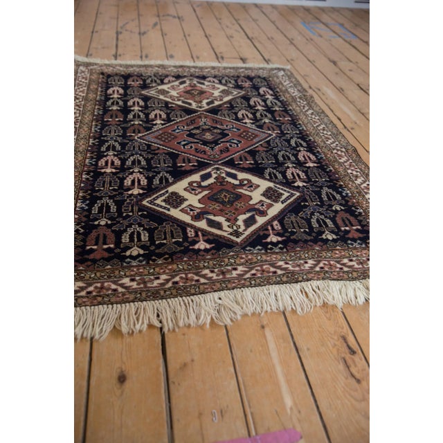 Vintage Ardebil Rug - 3'9" X 4'10" For Sale - Image 9 of 10