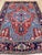 Textile Antique Persian Serapi Carpet Handmade Wool Oriental Rug, Red, Ivory, Light Blue For Sale - Image 7 of 18